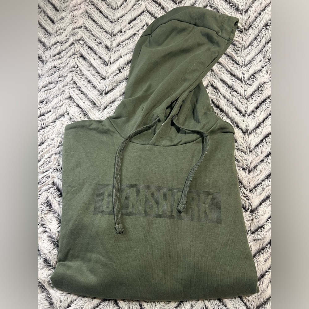 NWT GYMSHARK 🫒Green Hoodie - Picture 2 of 7